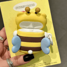 Kawaii Hello Kitty Bee Silicone AirPods Earphone Case - ArtGalleryZen
