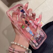 Kawaii Hello Kitty Laser iPhone Case With Charm - ArtGalleryZen