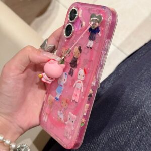 Kawaii Hello Kitty Laser iPhone Case With Charm - ArtGalleryZen