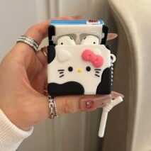 Kawaii Hello Kitty Milk AirPods Earphone Case With Charm - ArtGalleryZen