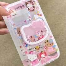 Kawaii Hello Kitty Shaker Magnetic Stand iPhone Case - ArtGalleryZen