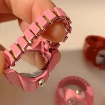 Kawaii Hello Kitty Watch Ring - ArtGalleryZen
