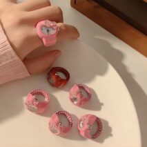 Kawaii Hello Kitty Watch Ring - ArtGalleryZen