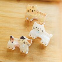 Kawaii Kitten Acetate Acrylic Hair Claw Hair Clip - ArtGalleryZen