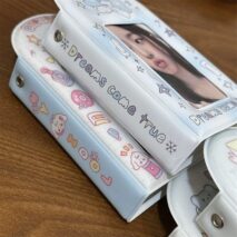 Kawaii Kitten Puppy Letter Kpop 3 Inch Mini Photocard Album - ArtGalleryZen