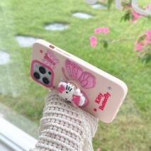 Kawaii Kitty Butterfly iPhone Case - ArtGalleryZen