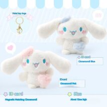 Kawaii Magnetic Go-shopping Cinnamoroll Matching Keychain - ArtGalleryZen