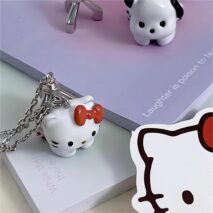 Kawaii Magnetic Toy Crane Hello Kitty Necklace - ArtGalleryZen