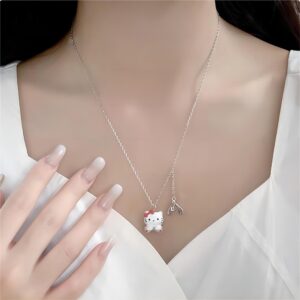 Kawaii Magnetic Toy Crane Hello Kitty Necklace - ArtGalleryZen
