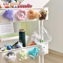 Kawaii Marine Animal Plush Fridge Magnets - ArtGalleryZen