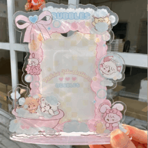 Kawaii Mikko Kpop Acrylic Photocard Holder - ArtGalleryZen