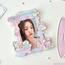 Kawaii Mikko Kpop Acrylic Photocard Holder - ArtGalleryZen