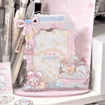 Kawaii Mikko Kpop Acrylic Photocard Holder - ArtGalleryZen