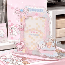 Kawaii Mikko Kpop Acrylic Photocard Holder - ArtGalleryZen