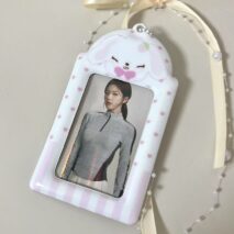 Kawaii My Melody Sugarbunnies Kpop Keychain Photocard Holder - ArtGalleryZen