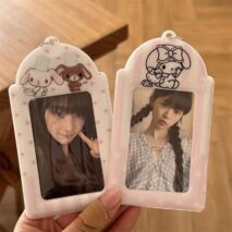 Kawaii My Melody Sugarbunnies Kpop Keychain Photocard Holder - ArtGalleryZen