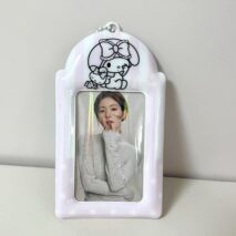 Kawaii My Melody Sugarbunnies Kpop Keychain Photocard Holder - ArtGalleryZen