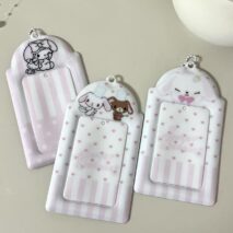 Kawaii My Melody Sugarbunnies Kpop Keychain Photocard Holder - ArtGalleryZen