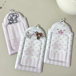 Kawaii My Melody Sugarbunnies Kpop Keychain Photocard Holder