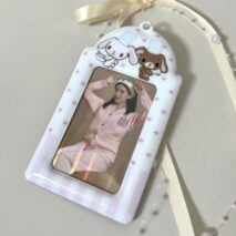 Kawaii My Melody Sugarbunnies Kpop Keychain Photocard Holder - ArtGalleryZen
