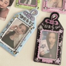 Kawaii Pastel Animal Keychain Photocard Holder - Cute Card Display - ArtGalleryZen