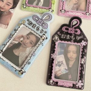 Kawaii Pastel Animal Keychain Photocard Holder - Cute Card Display - ArtGalleryZen