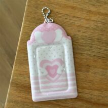 Kawaii Photocard Holder Keychain - Cute Angel Wing Card Display Bag - ArtGalleryZen