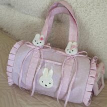 Kawaii Pink Polka Dot Display Bag | Photocard Holder Crossbody Bag - ArtGalleryZen