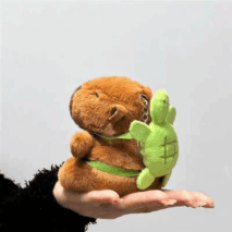 Kawaii Plush Capybara AirPods Earphone Case - ArtGalleryZen
