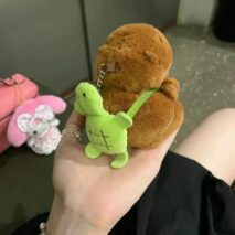 Kawaii Plush Capybara AirPods Earphone Case - ArtGalleryZen