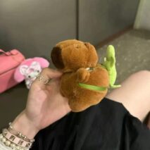 Kawaii Plush Capybara AirPods Earphone Case - ArtGalleryZen