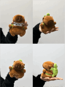Kawaii Plush Capybara AirPods Earphone Case - ArtGalleryZen