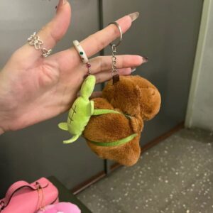 Kawaii Plush Capybara AirPods Earphone Case - ArtGalleryZen