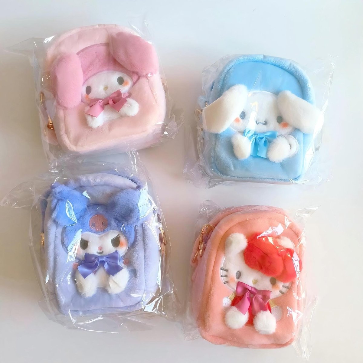 Kawaii Sanrio Doll Storage Display Keychain Bag - ArtGalleryZen