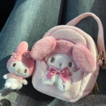 Kawaii Sanrio Doll Storage Display Keychain Bag - ArtGalleryZen