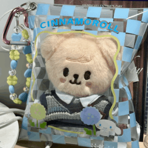 Kawaii Sanrio Doll Storage Kpop Display Keychain Bag - ArtGalleryZen