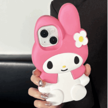 Kawaii Sanrio My Melody Sitting iPhone Case - ArtGalleryZen