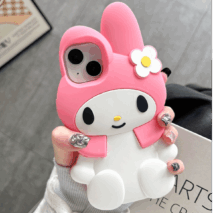 Kawaii Sanrio My Melody Sitting iPhone Case - ArtGalleryZen