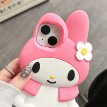 Kawaii Sanrio My Melody Sitting iPhone Case - ArtGalleryZen