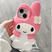 Kawaii Sanrio My Melody Sitting iPhone Case - ArtGalleryZen