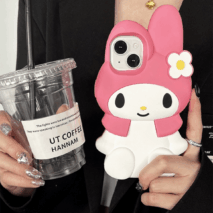 Kawaii Sanrio My Melody Sitting iPhone Case - ArtGalleryZen