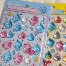 Kawaii Shizuku-chan Waterdrop Crystal 3D DIY Decoration Sticker - ArtGalleryZen