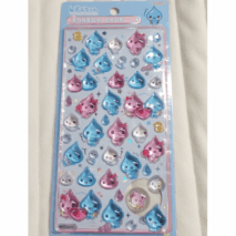 Kawaii Shizuku-chan Waterdrop Crystal 3D DIY Decoration Sticker - ArtGalleryZen