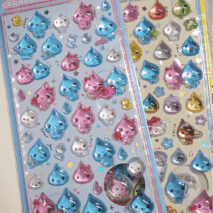 Kawaii Shizuku-chan Waterdrop Crystal 3D DIY Decoration Sticker - ArtGalleryZen