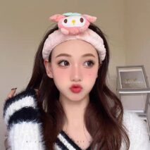 Kawaii Spa Makeup Face Wash Plush Headband - ArtGalleryZen