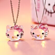 Kawaii Swarovski Hello Kitty Necklace - ArtGalleryZen