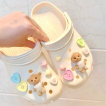 Kawaii Sylvanian Crocs Sandals Decoration Shoe Charms - ArtGalleryZen