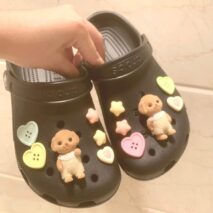 Kawaii Sylvanian Crocs Sandals Decoration Shoe Charms - ArtGalleryZen