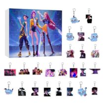 Kpop Demon Hunters Advent Countdown Calendar With 24pcs Keychain - ArtGalleryZen