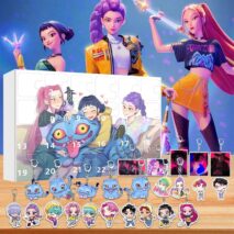 Kpop Demon Hunters Advent Countdown Calendar With 24pcs Keychain - ArtGalleryZen